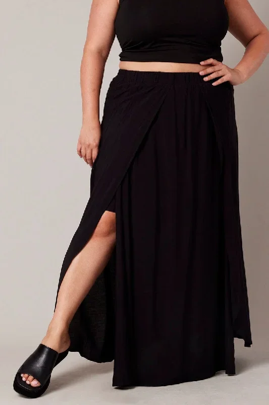 black-split-front-rayon-maxiskirt-csl32391-10ab-1