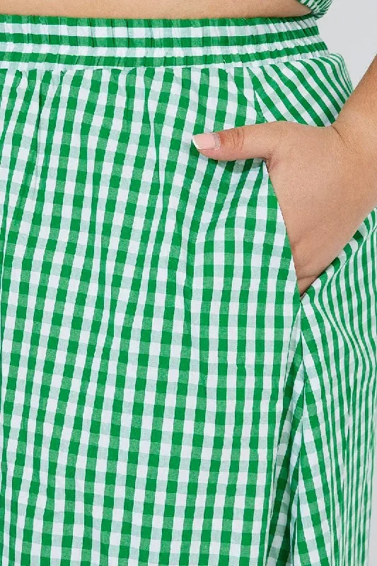 green-check-maxi-skirt-elastic-waist-side-pockets-csm1066lx-35ab-1 green-check-maxi-skirt-elastic-waist-side-pockets-csm1066lx-35ab-1